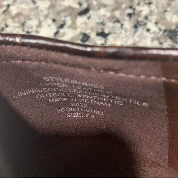 Madewell Shoes 7.5 Preppy Grayson Penny Loafer Brown - Picture 11 of 12